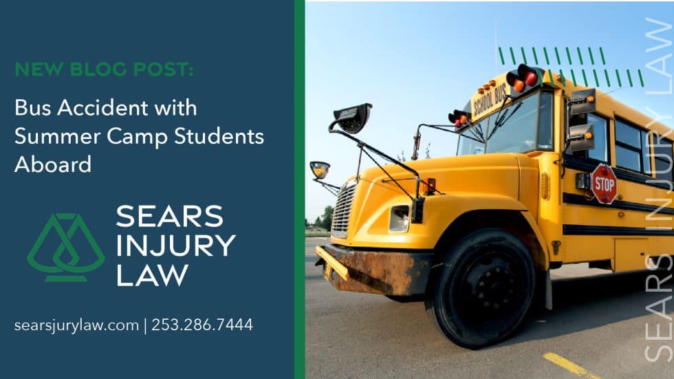 YMCA Summer Camp School Bus involved in Accident in Burlington, Washington