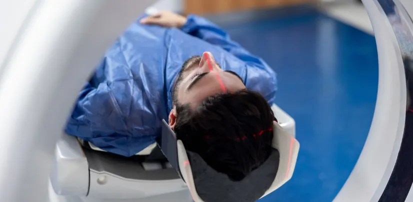 individual getting a medical body examination
