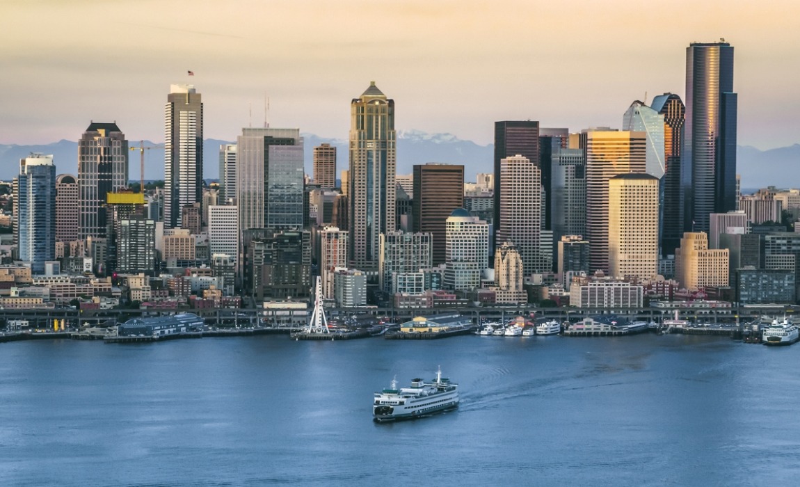 skyline view from water