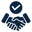 shaking hands icon